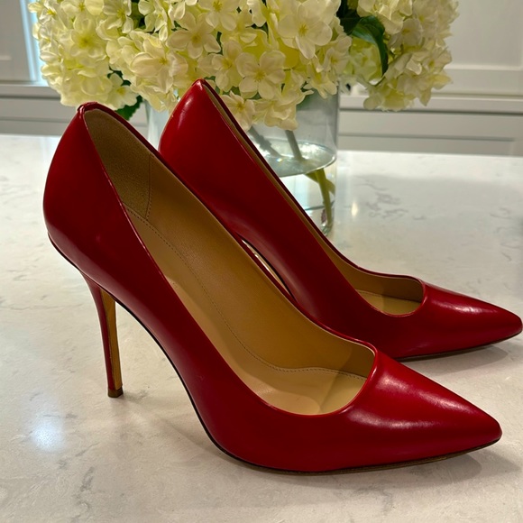 J.Crew Red Heels - Picture 1 of 5